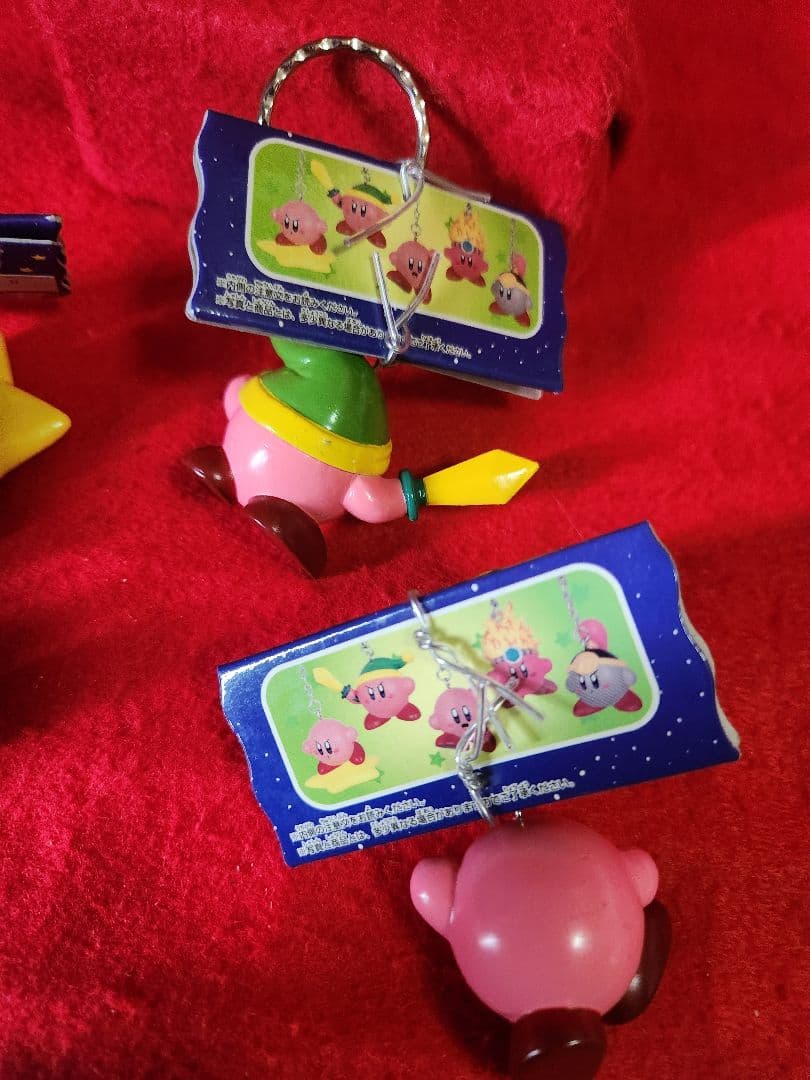 星のカービィ　フィギュア　キーホルダー　５種　ソード　ストーンなど