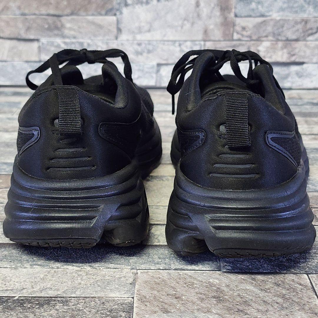 ホカ オネオネ BONDI8 ボンダイ8 ローカット スニーカー 黒 靴 25