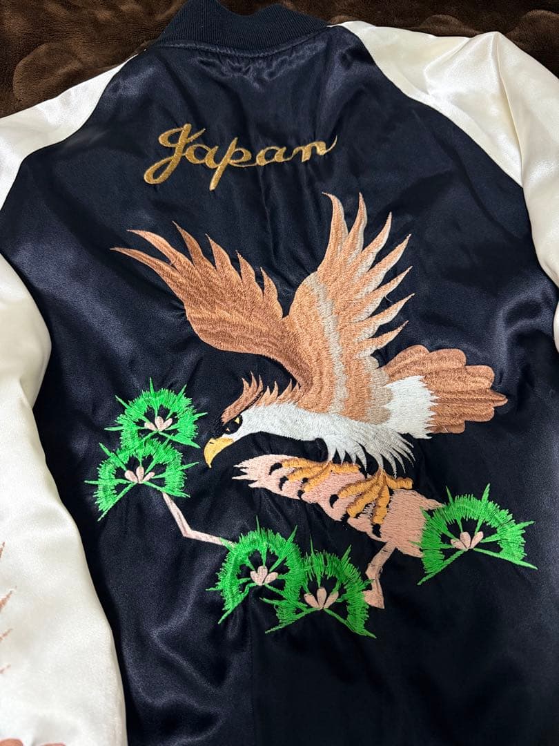 90s 日本製 vintage 鷲 日本限定 スカジャン vintage