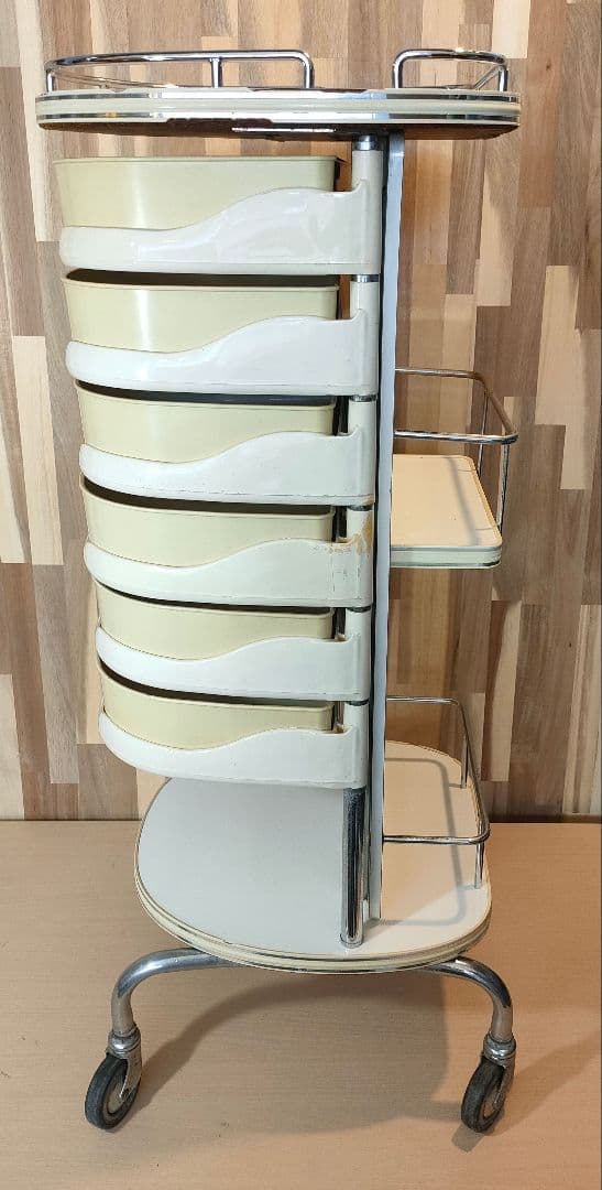 サロンワゴン マガジンラック レトロポップ