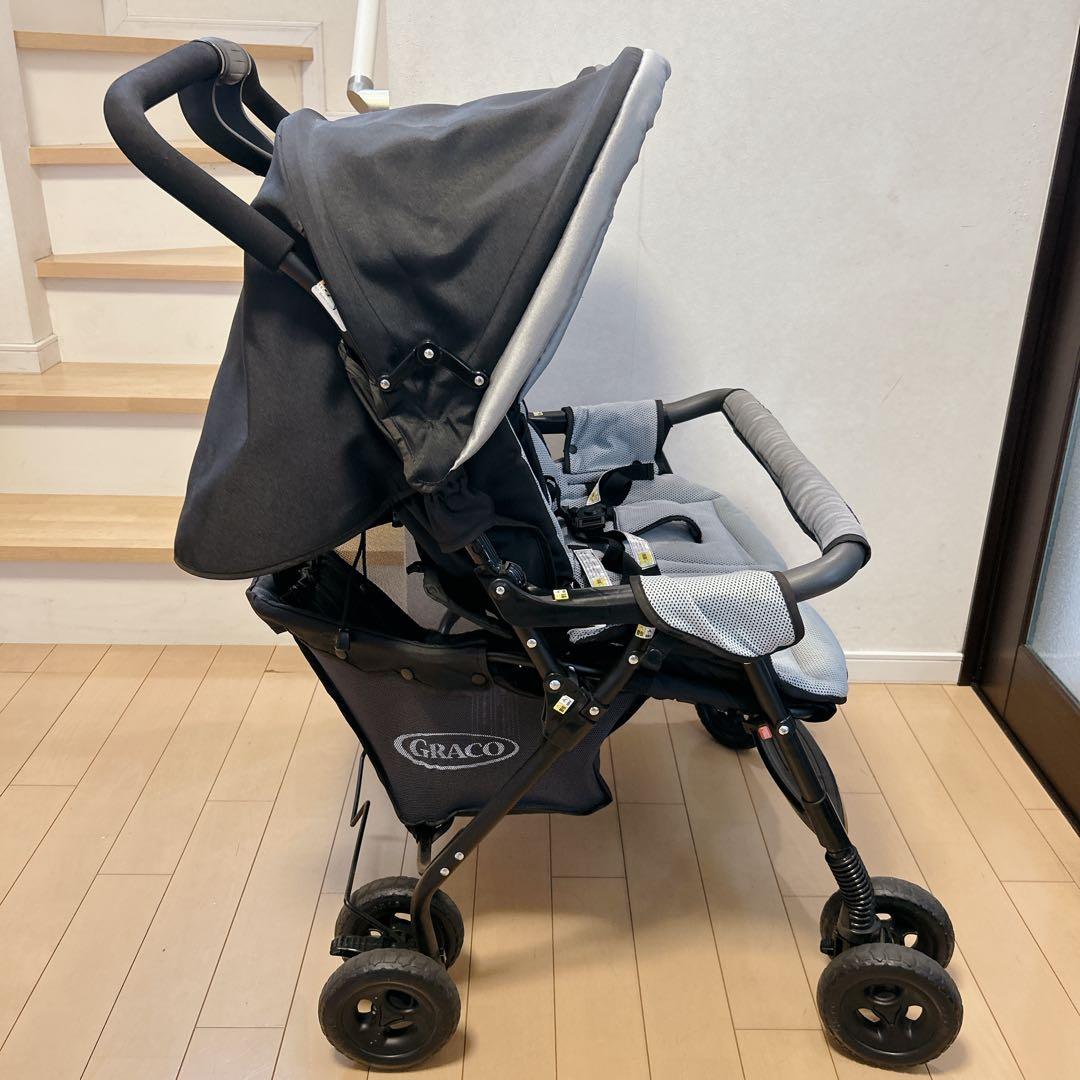 【美品】グレコ　 2人乗りベビーカー DuoSport　デュオスポーツ　双子