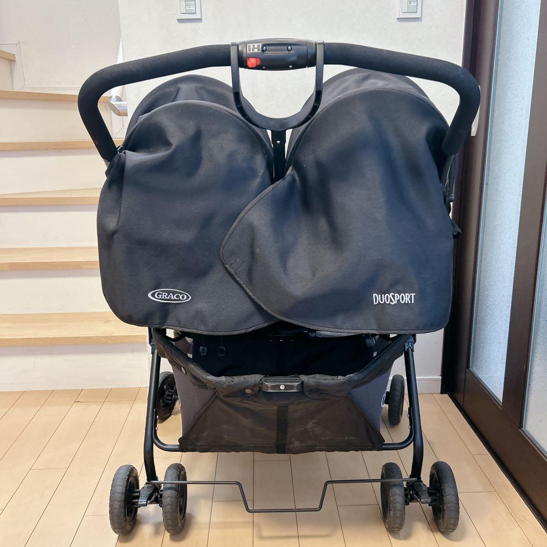 【美品】グレコ　 2人乗りベビーカー DuoSport　デュオスポーツ　双子