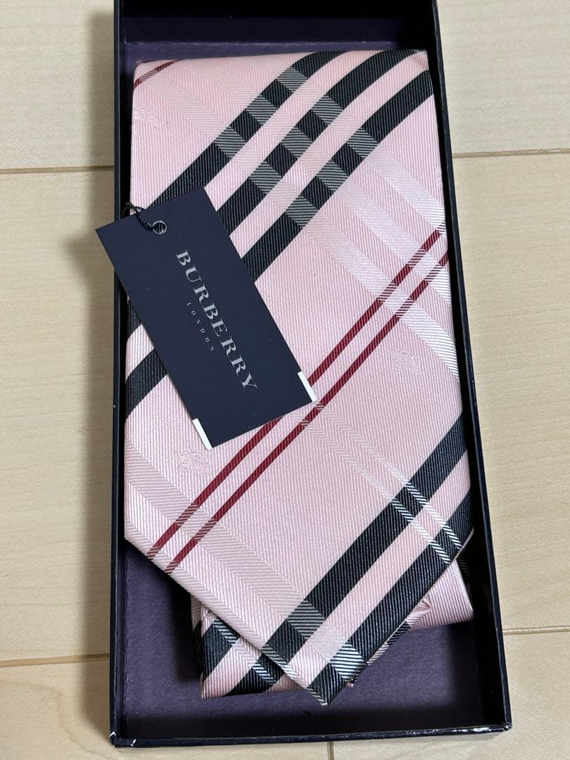 【新品】BURBERRY LONDONシルクネクタイ