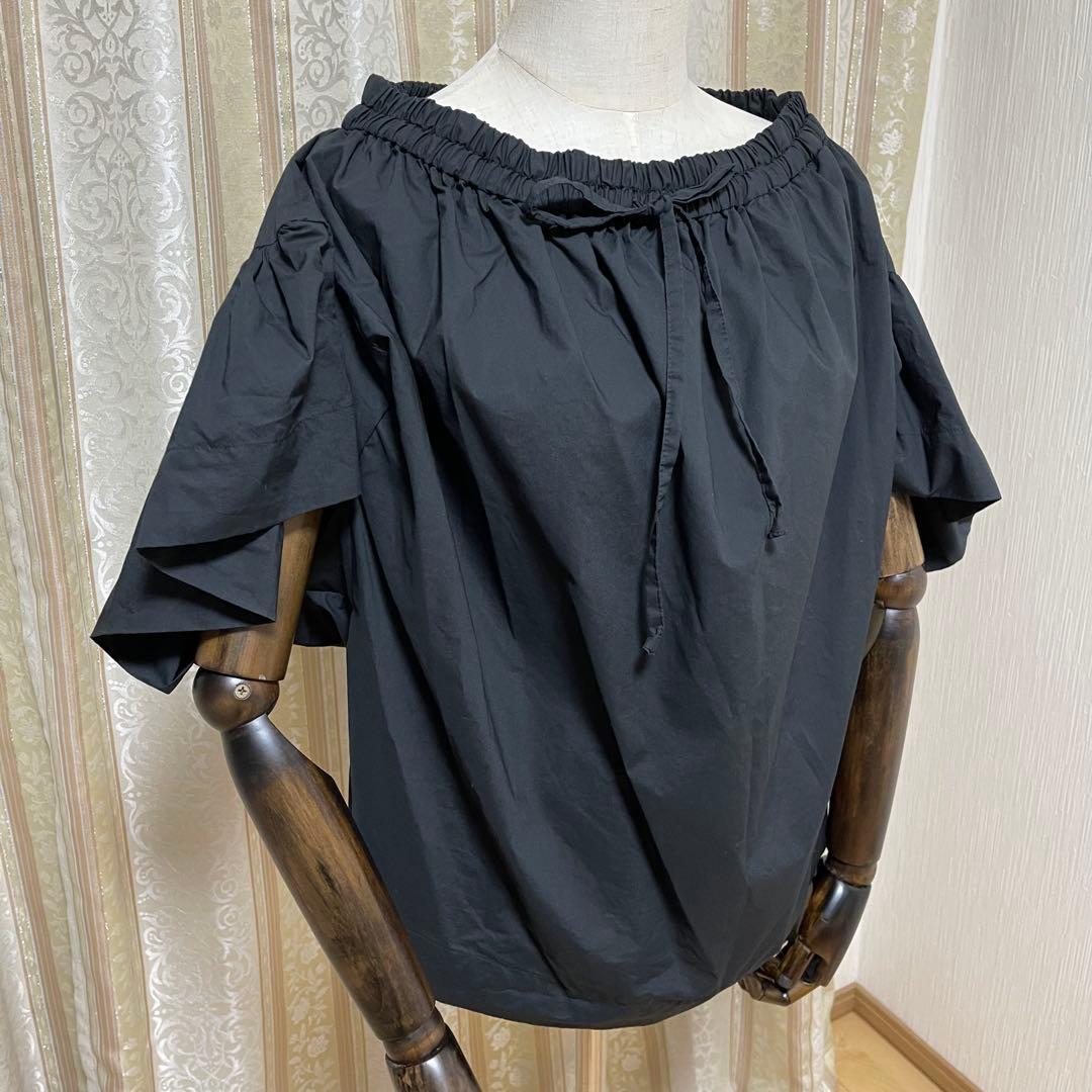 新品　ヴィヴィアン Vivienne　シャツ　刺繍ブラウス　黒