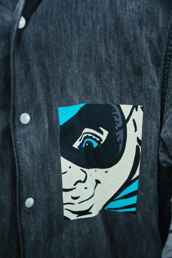 KIDILL シャツパーカー ロビンプリント SIZE44