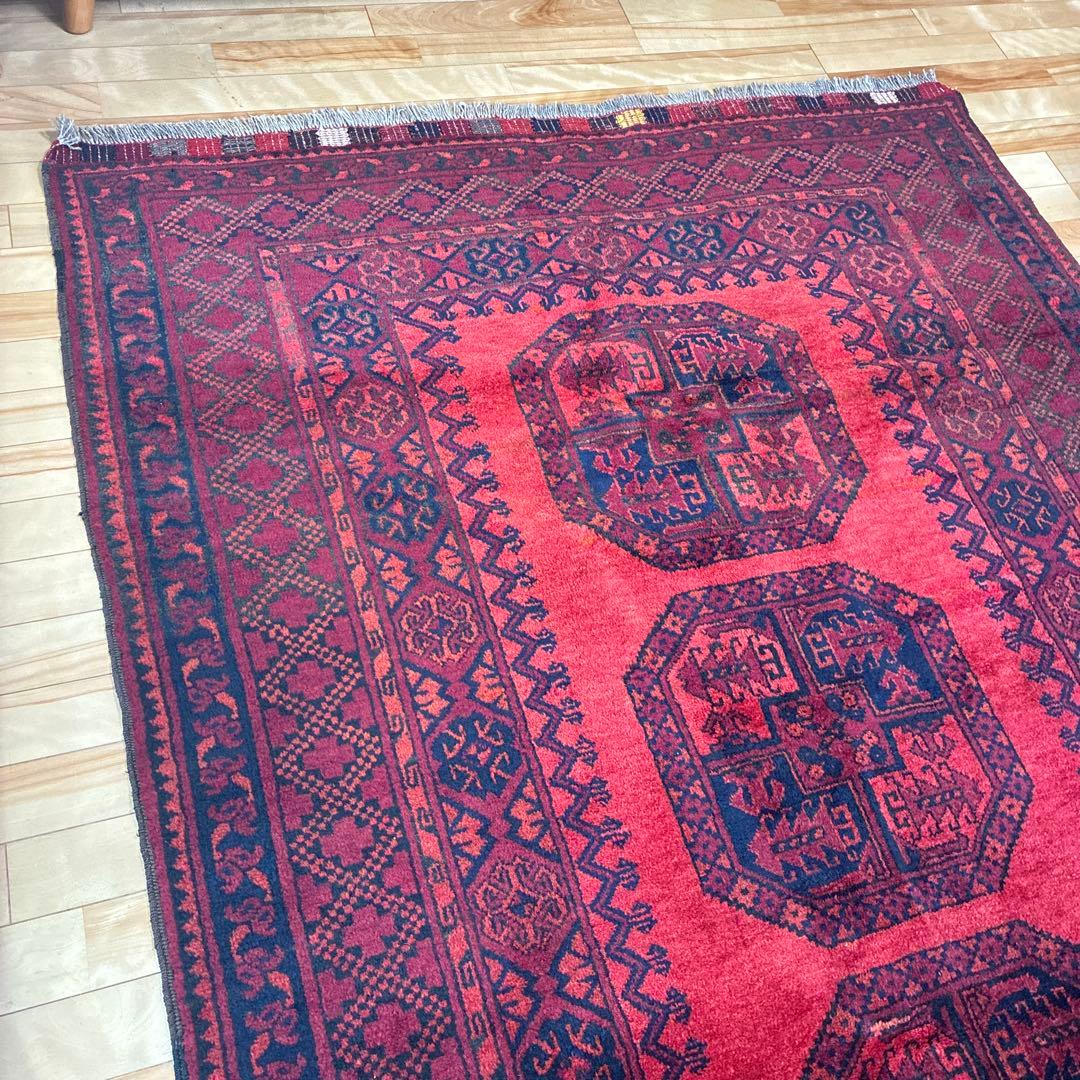 エルサリトルクメン絨毯　約204✖️144㎝