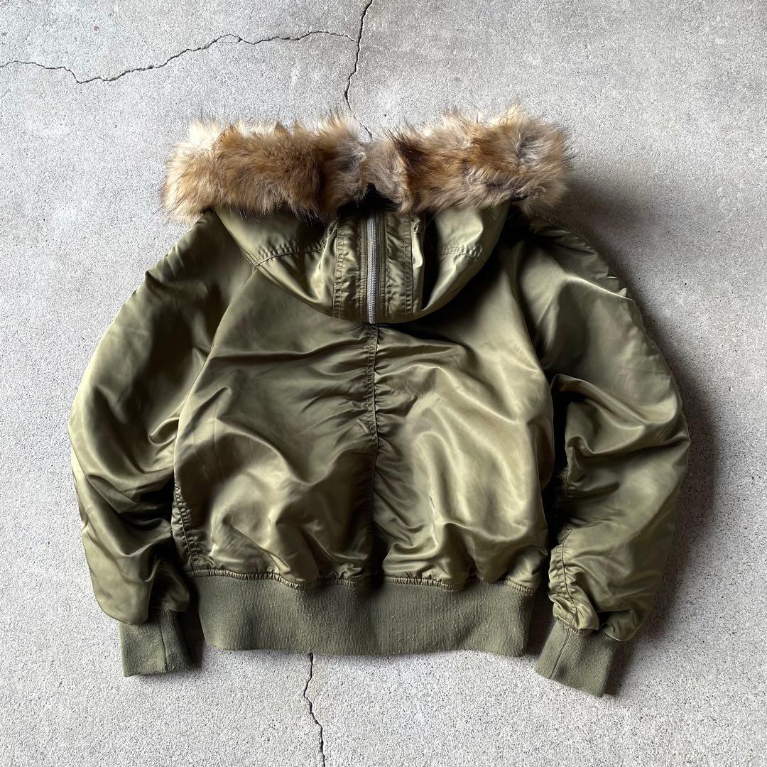 N2B flight jacket N-2B archive khaki 短丈