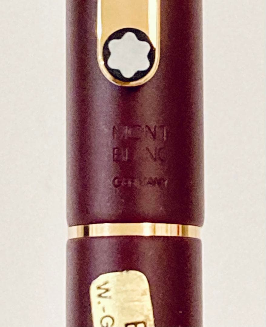 西ドイツ製◆モンブラン高級万年筆 SラインMONTBLANC 1980s 茶軸