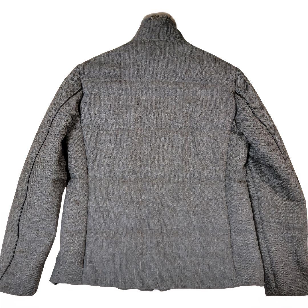 ほぼ未使用 定価約20万 アクアラマ AQUARAMA 中綿ツイードブルゾン