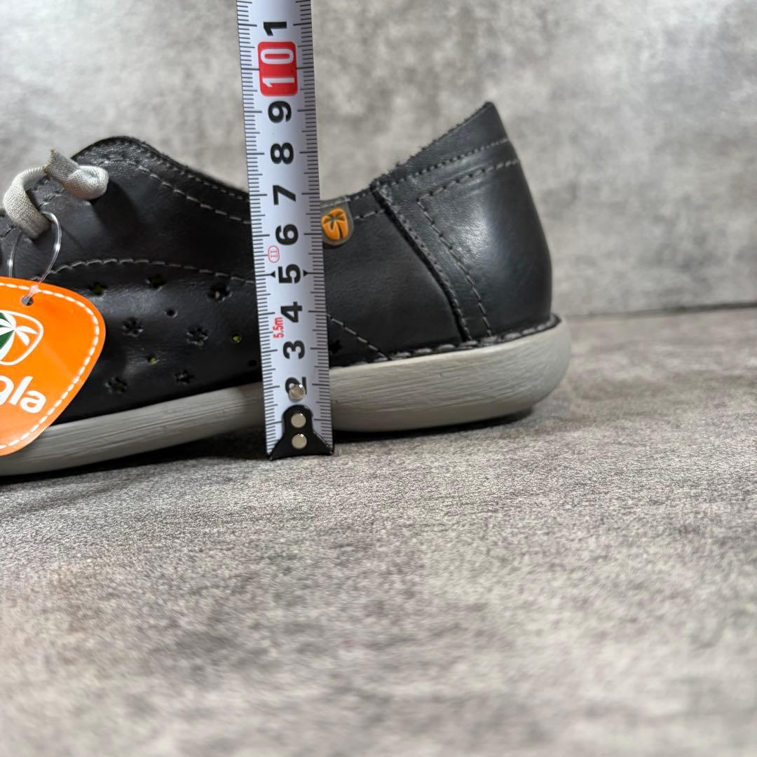 極美品　Jungla ジャングラ　レザースニーカー　スリッポン　ブラック