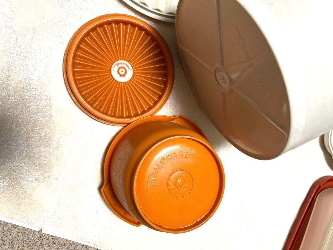 4点TUPPERWEAR タッパーウェア　マキシデコレーター他　保存容器セット