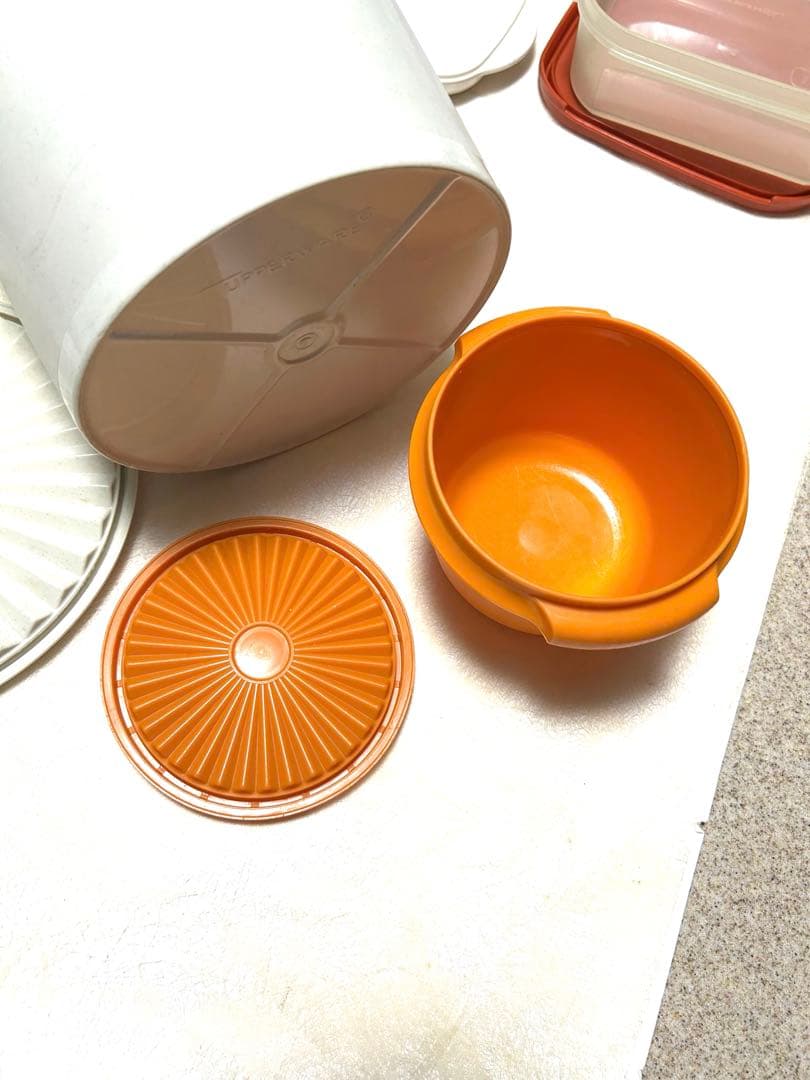 4点TUPPERWEAR タッパーウェア　マキシデコレーター他　保存容器セット