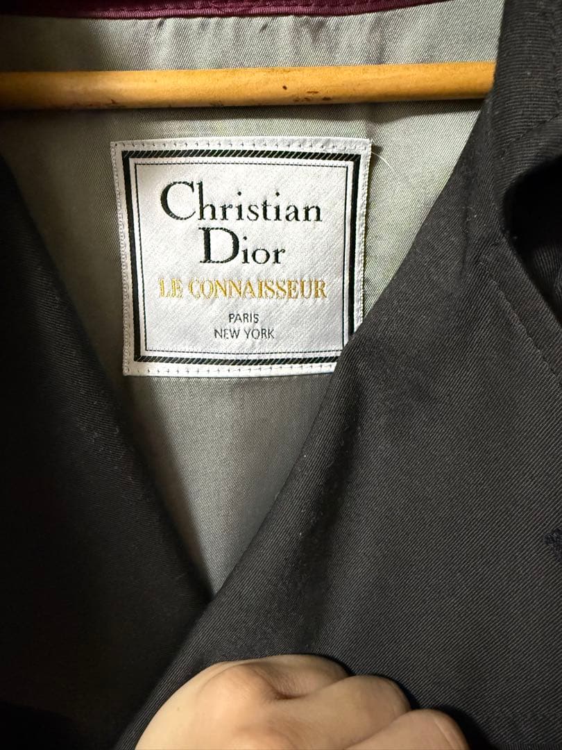 Christian Dior ブラック トレンチコート