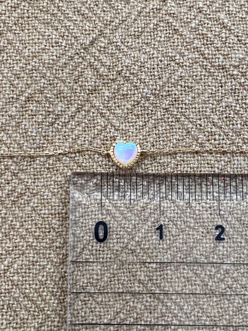 エテ k10 ハート オパールブレスレット