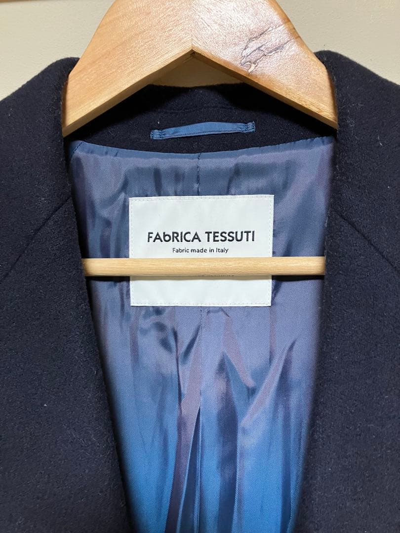 FAbRICA TESSUTI メルトンチェスターコート green lavel