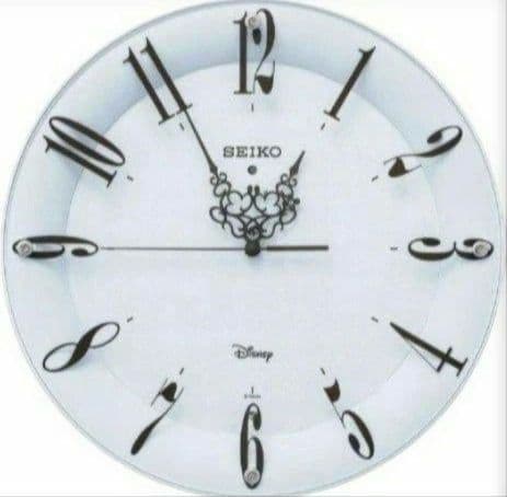 セイコー掛け時計 ミッキー・ミニーマウス 電波 アナログ薄青 FS801L