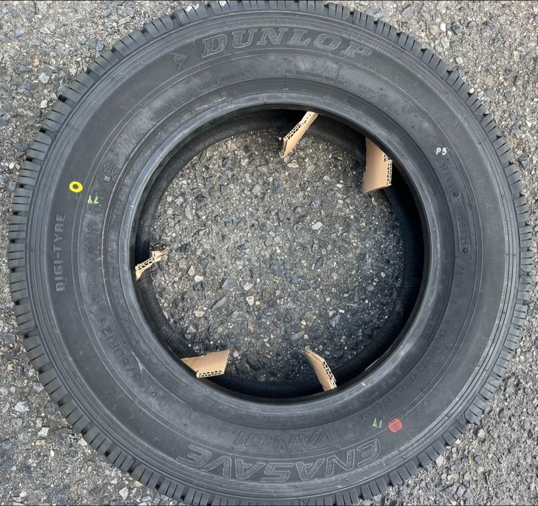 未使用　送料込み　2本　145/80R12 80/78N ESVN01