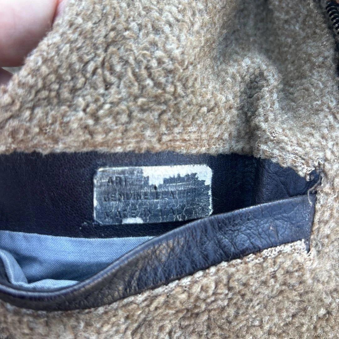 雰囲気抜群 A-2 type 50s イタリア製 leather jacket