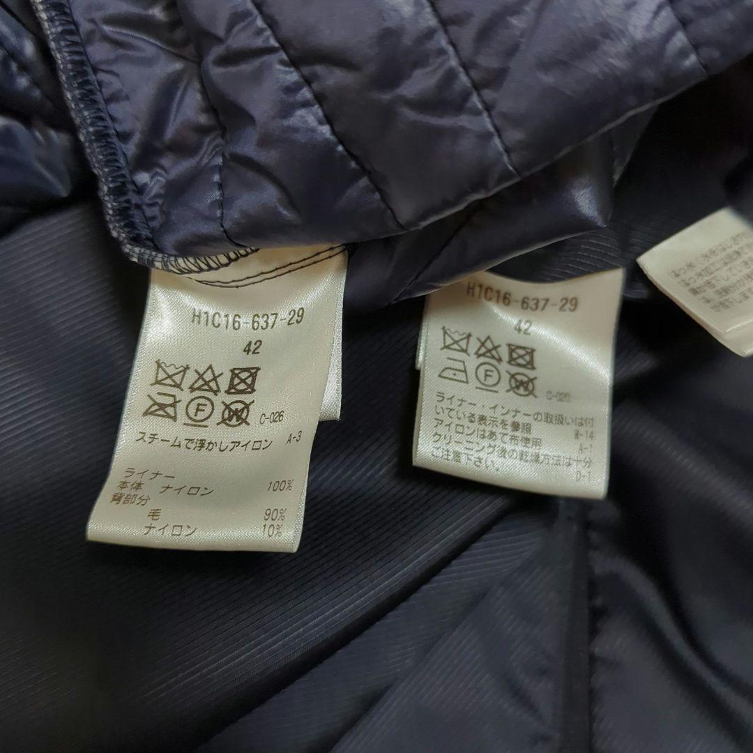 未使用級 42 マッキントッシュ トロッター プリマロフト ライナー コート 紺