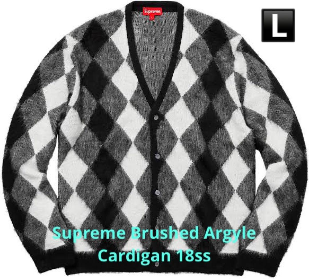 トップス Supreme Brushed Argyle Cardigan