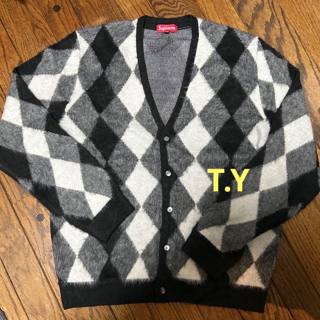 トップス Supreme Brushed Argyle Cardigan