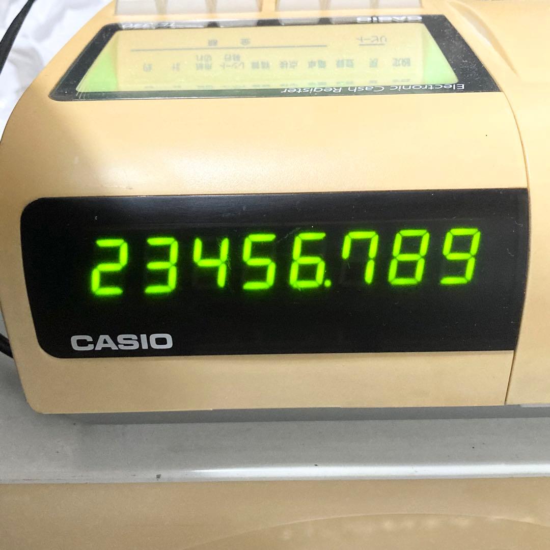 CASIO レジスター TE-340 NL300 動作良好 ロール紙付 鍵付