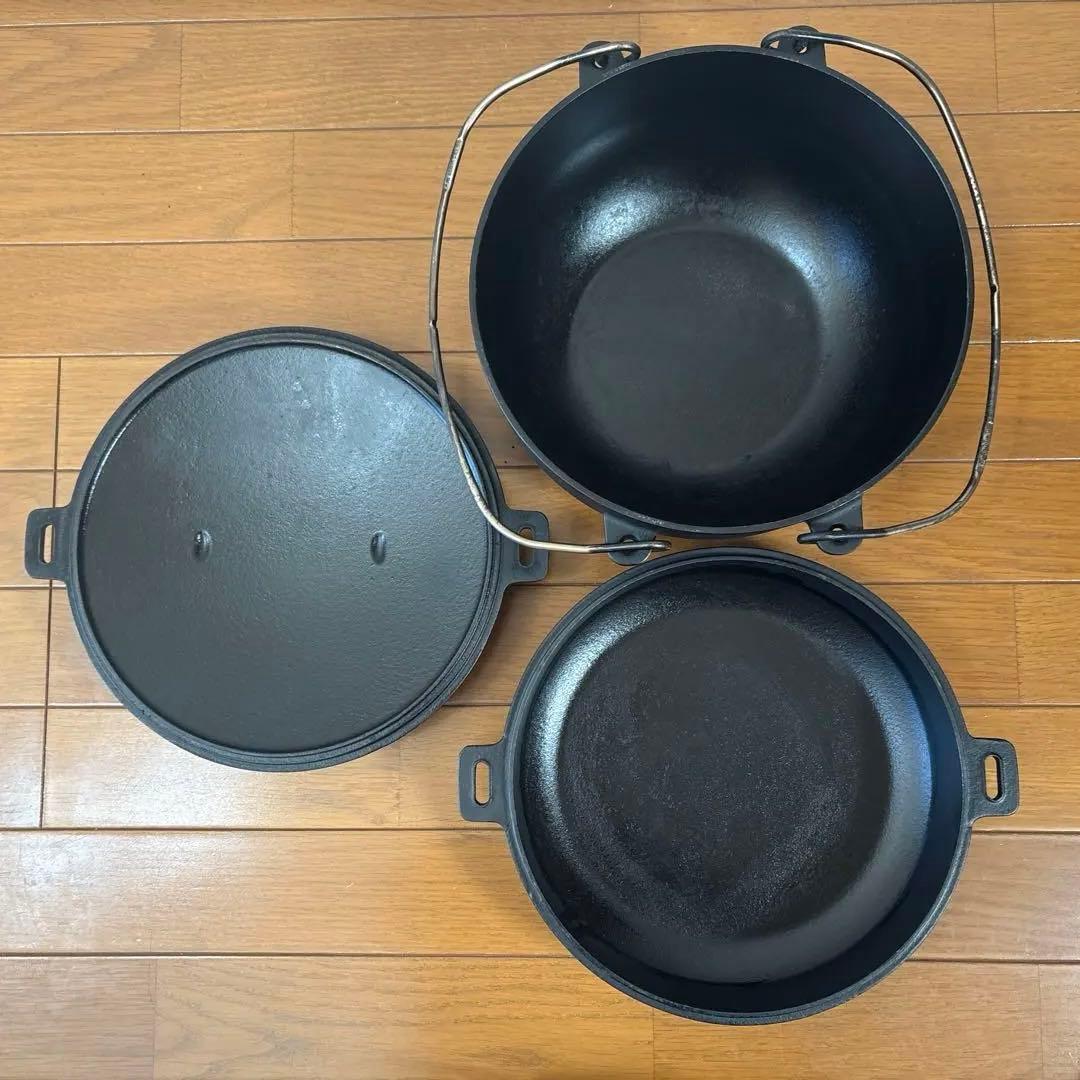 スノーピーク 和鉄ダッチオーブン 26cm ラフターPro 収納ケース付き