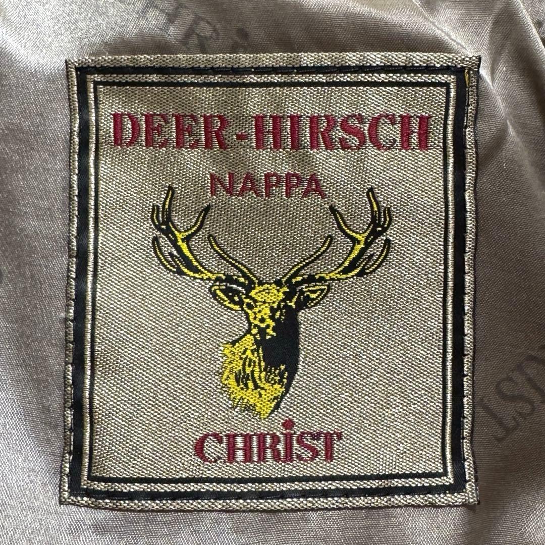 80s ~ 90s vintage ドイツ製 鹿革 短丈 レザージャケット