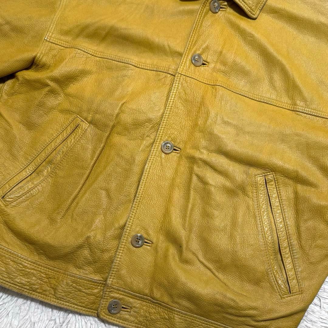 80s ~ 90s vintage ドイツ製 鹿革 短丈 レザージャケット