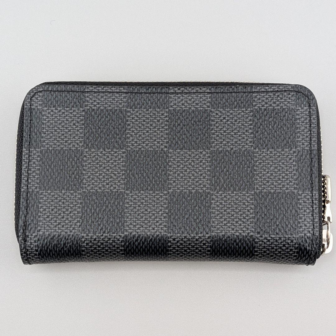 【美品・箱付】ルイヴィトン ジッピーパース ダミエ グラフィット RFID