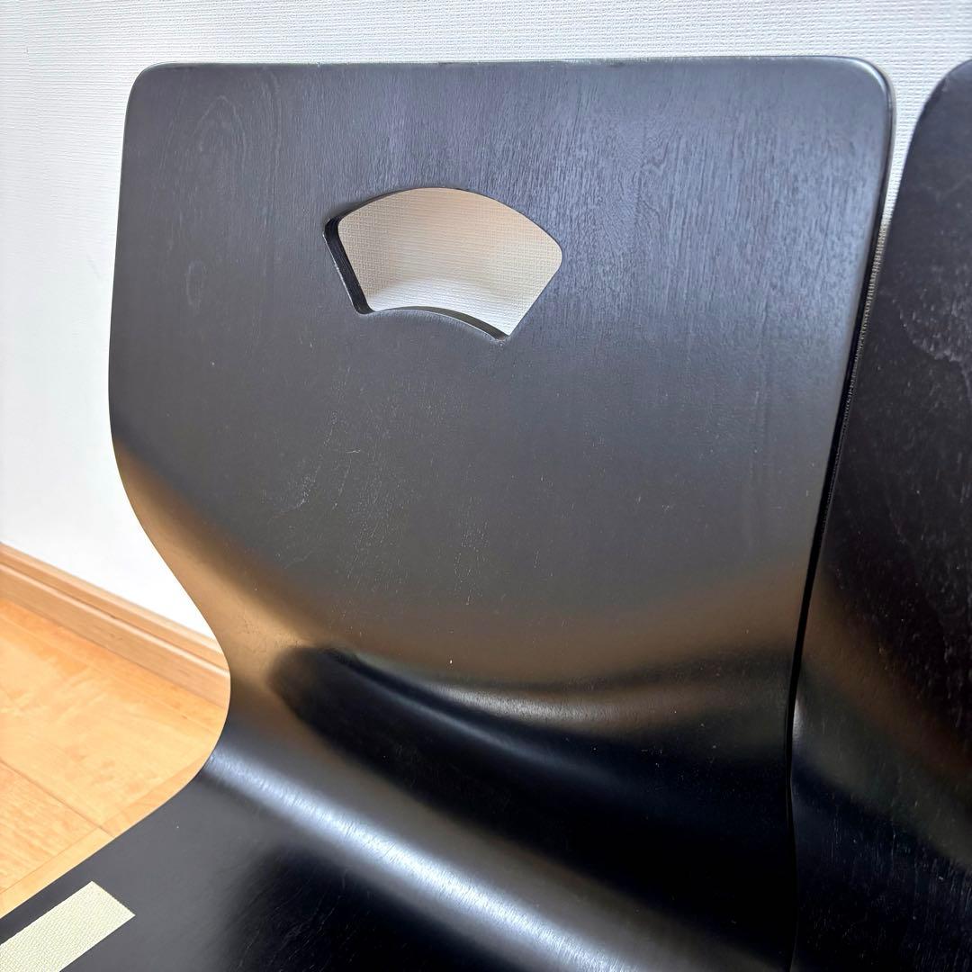 【未使用品】木製 曲げ木 和座椅子 座椅子 3脚セット和室 旅館