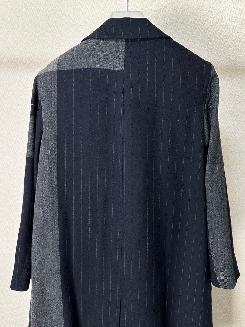 コムデギャルソン 03aw リボン装飾 切り替えステンカラーコート