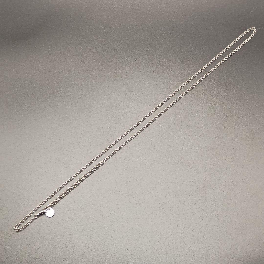 GUCCI あずきチェーン ブラック加工 50cm SILVER925 男女兼用