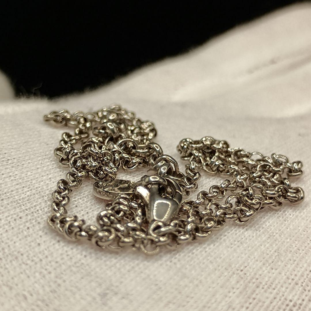 GUCCI あずきチェーン ブラック加工 50cm SILVER925 男女兼用