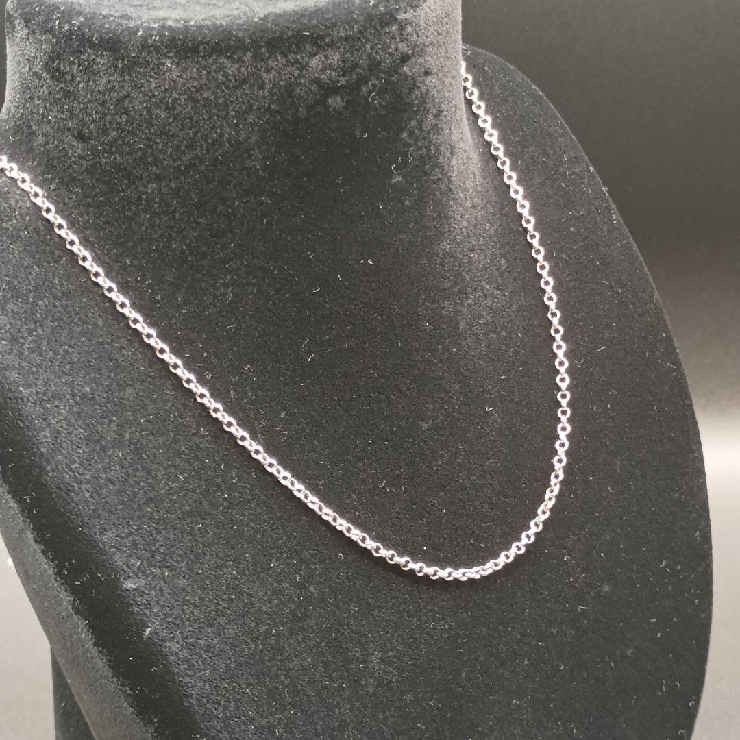 GUCCI あずきチェーン ブラック加工 50cm SILVER925 男女兼用