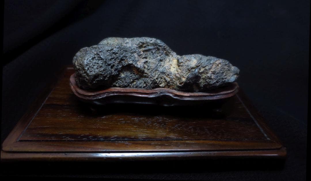 遠山石　島型石　ミニ　小品盆栽　水石