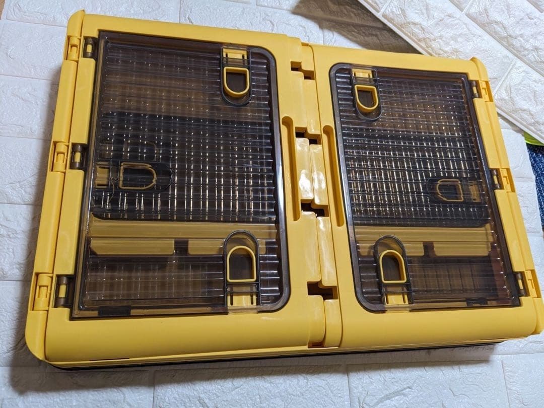 【3個セット】大容量 折り畳み 収納ボックス 衣装ケース キャスター付