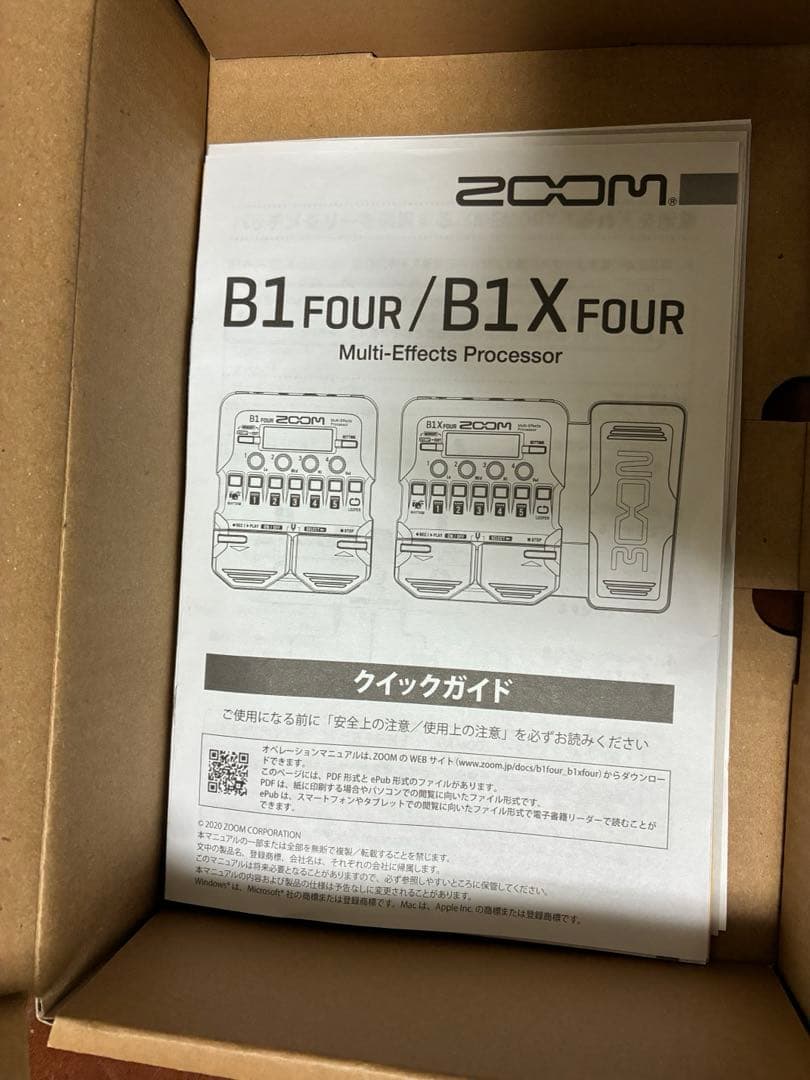 ZOOM B1X Four ベース用マルチエフェクター
