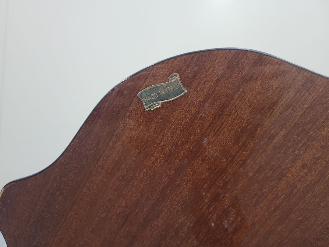 イタリア製　ドマン　ヴィンテージ　象嵌細工　木製テーブル