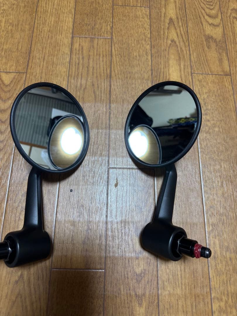 サ*ー様 レブル1100 バーエンドミラー　新品　ブラック