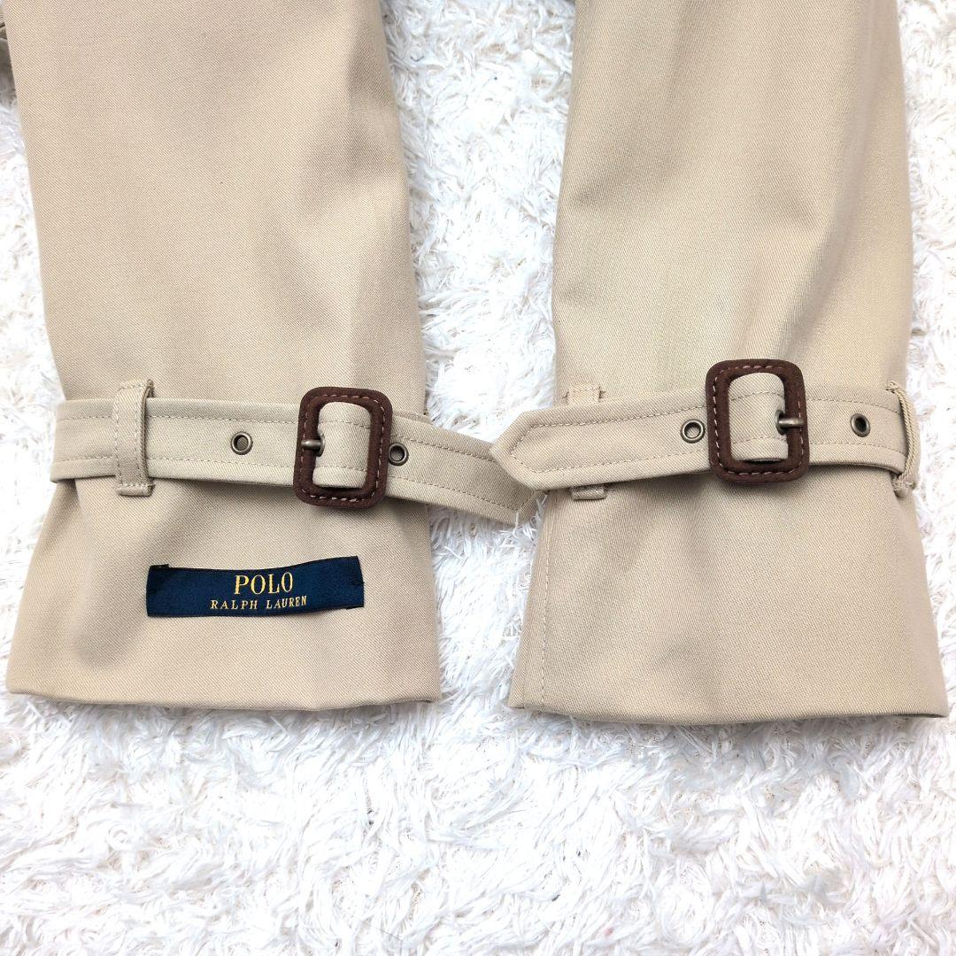 【未使用 タグ付き】ポロラルフローレン　トレンチコート　ロング丈　ベルト　M