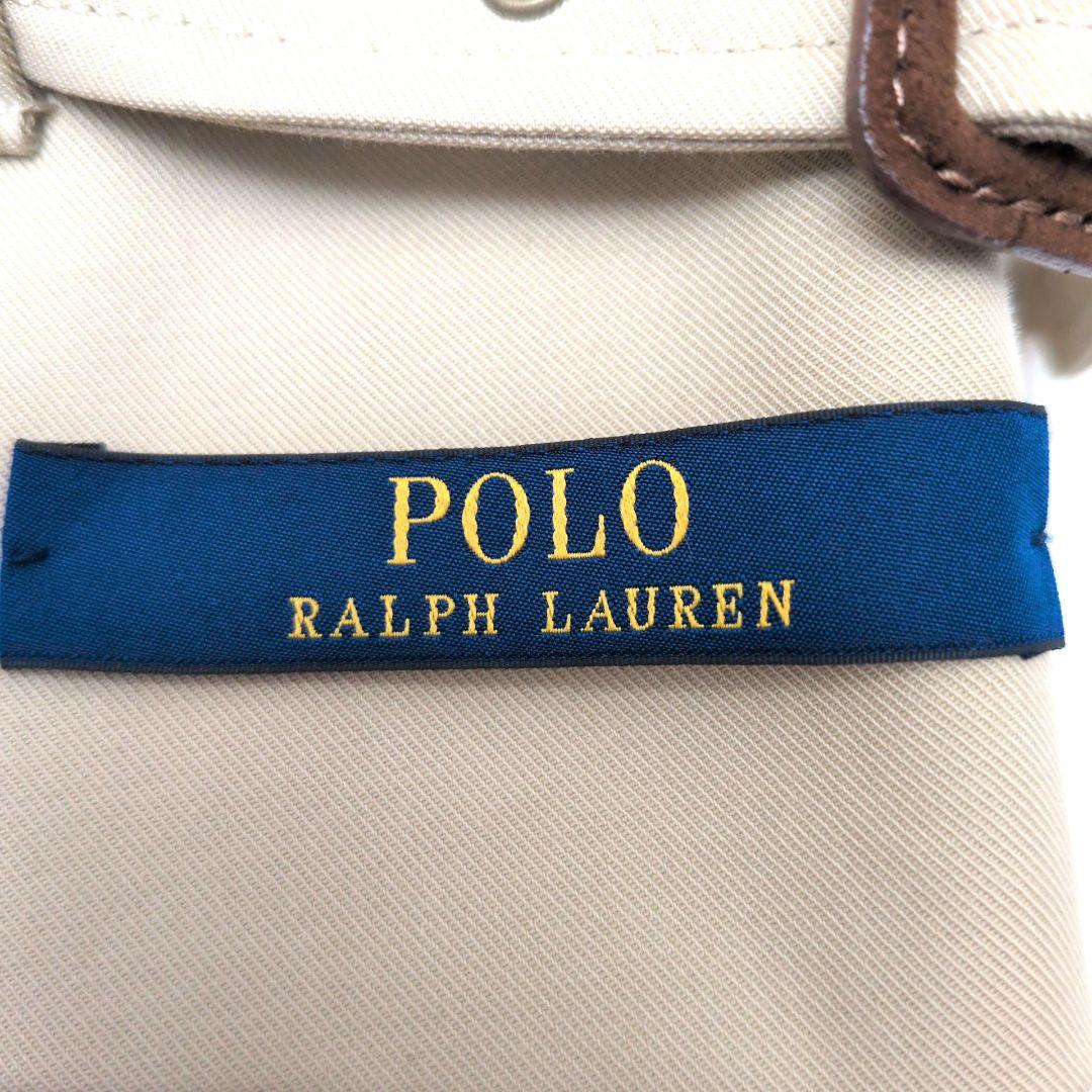 【未使用 タグ付き】ポロラルフローレン　トレンチコート　ロング丈　ベルト　M