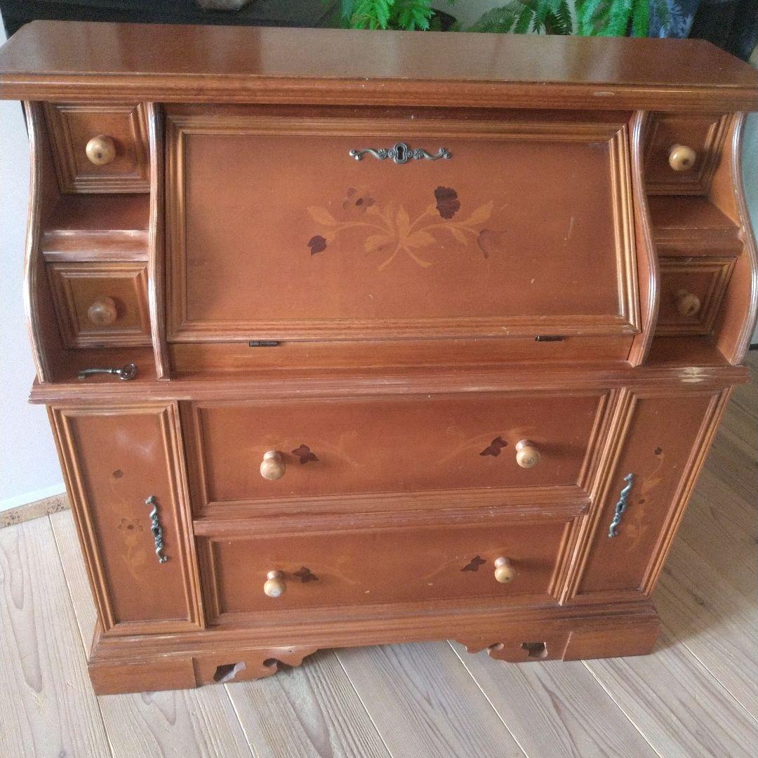 ライティング ビューロー 、木製デスク