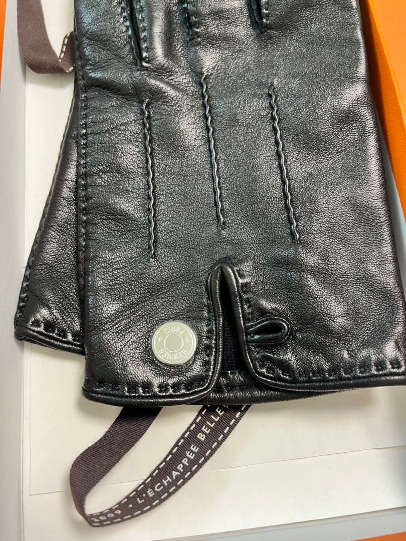 HERMES レザー手袋 8.5