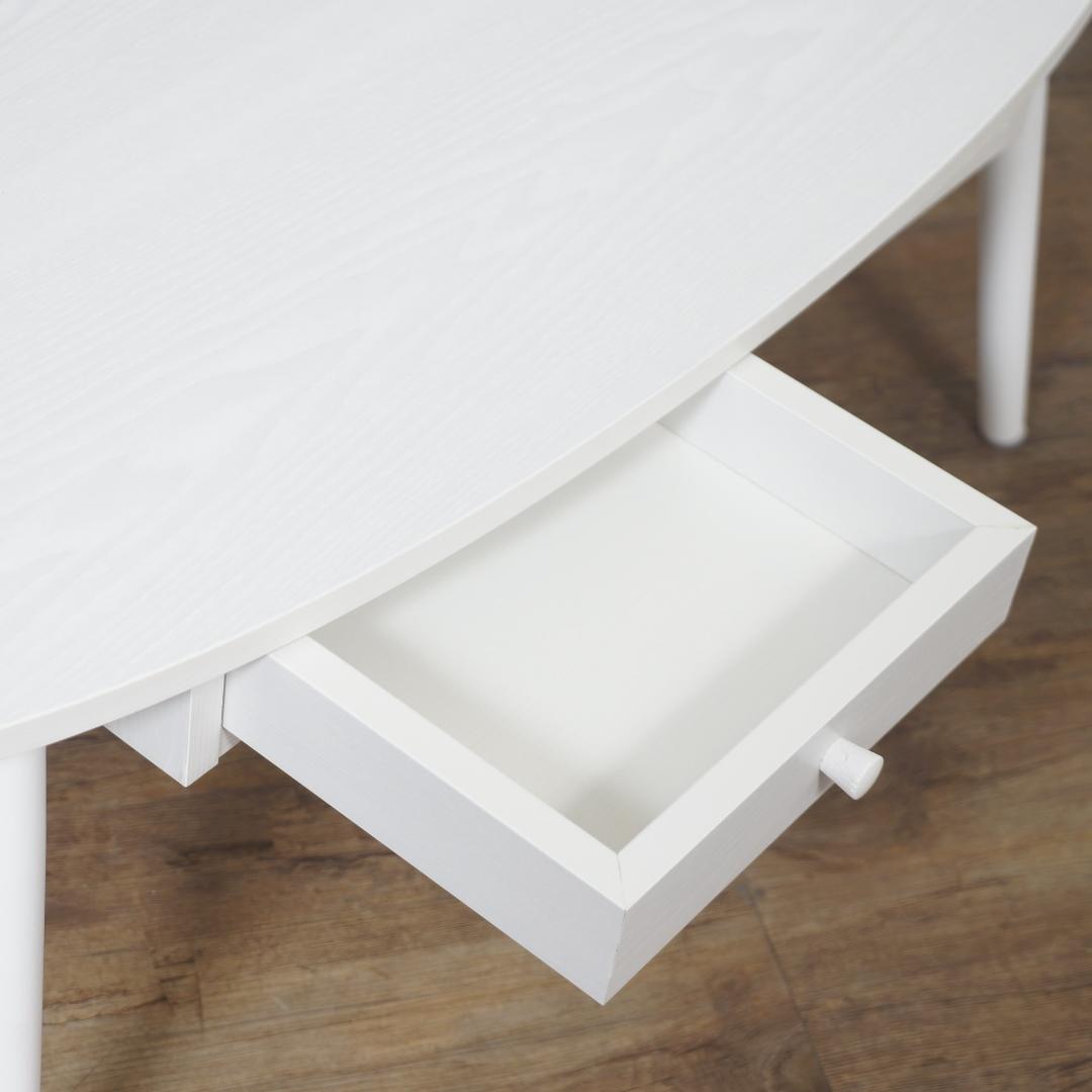 幅110㎝【新品】おしゃれ 引き出し付きテーブル アウトレット