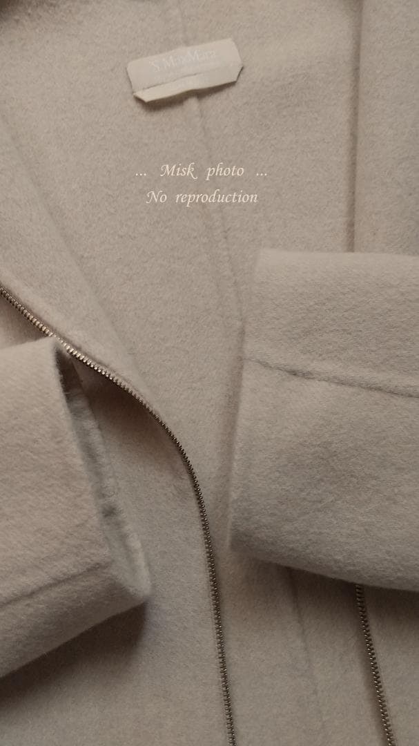 'S Max Mara スタイリッシュダブルフェイスフーディコート JI40