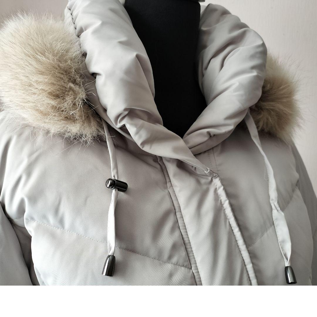 美品✨noa-ge ダウンロングコート ブルーフォックスファー ML相当