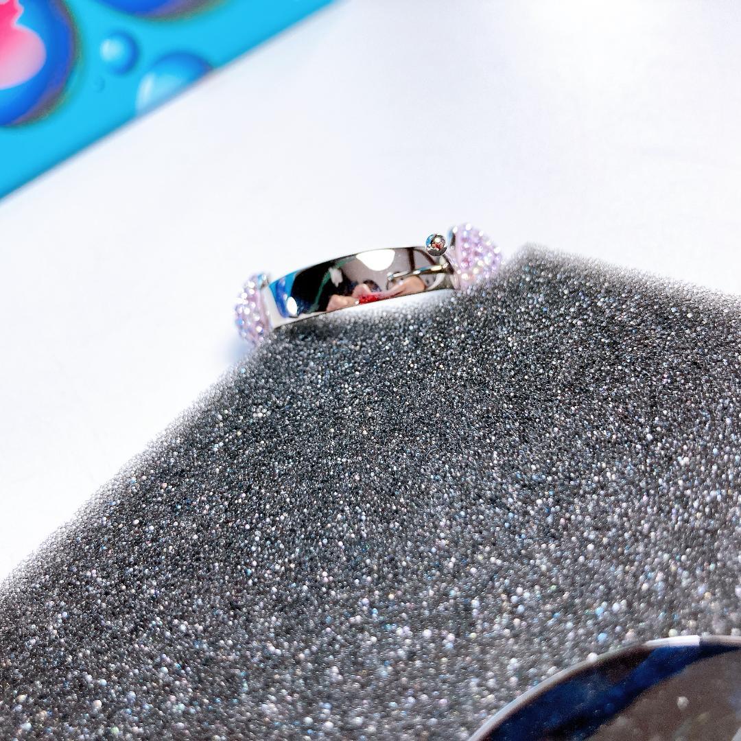 スワロフスキー Happy Duck ハッピーダック DJパープル　|4175|