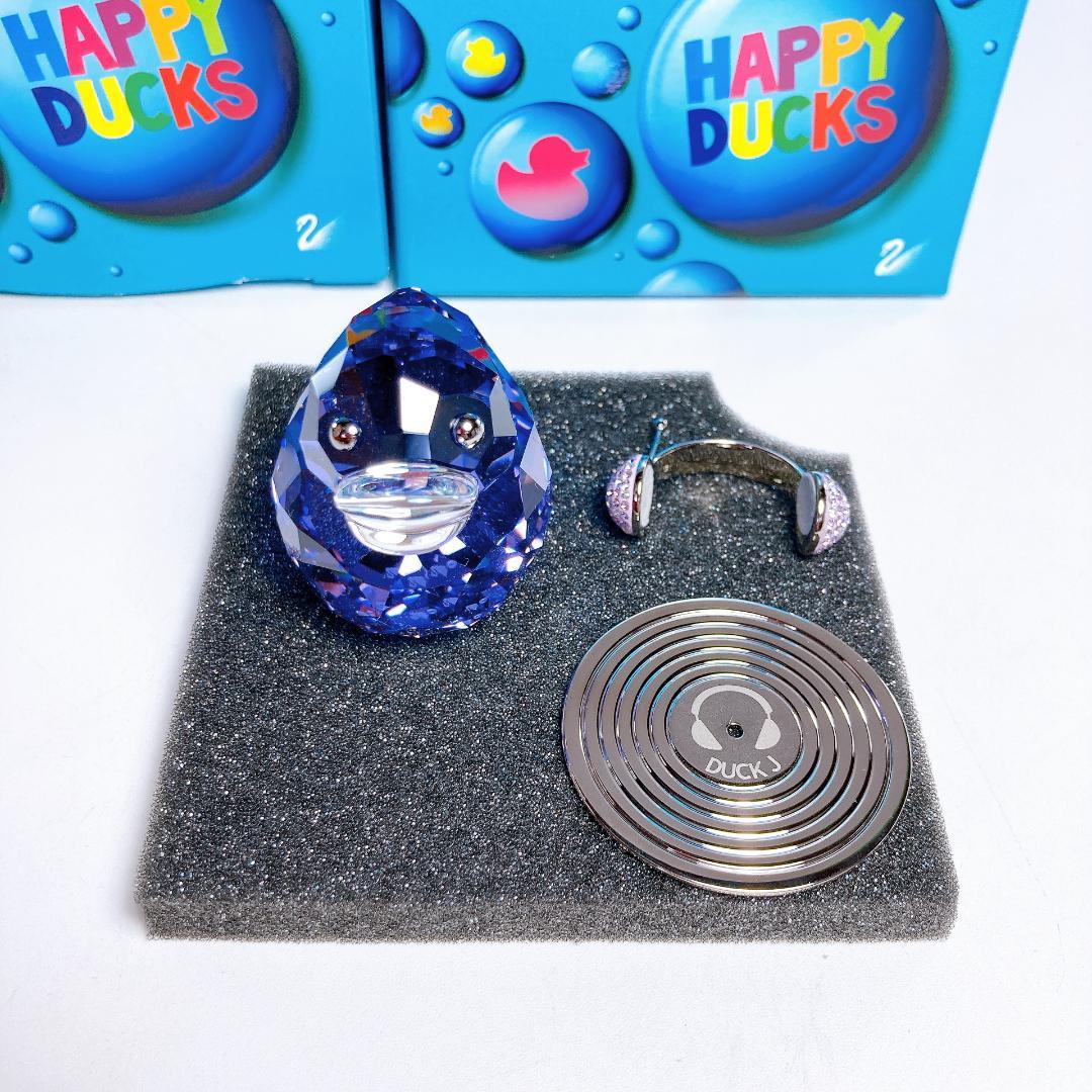 スワロフスキー Happy Duck ハッピーダック DJパープル　|4175|