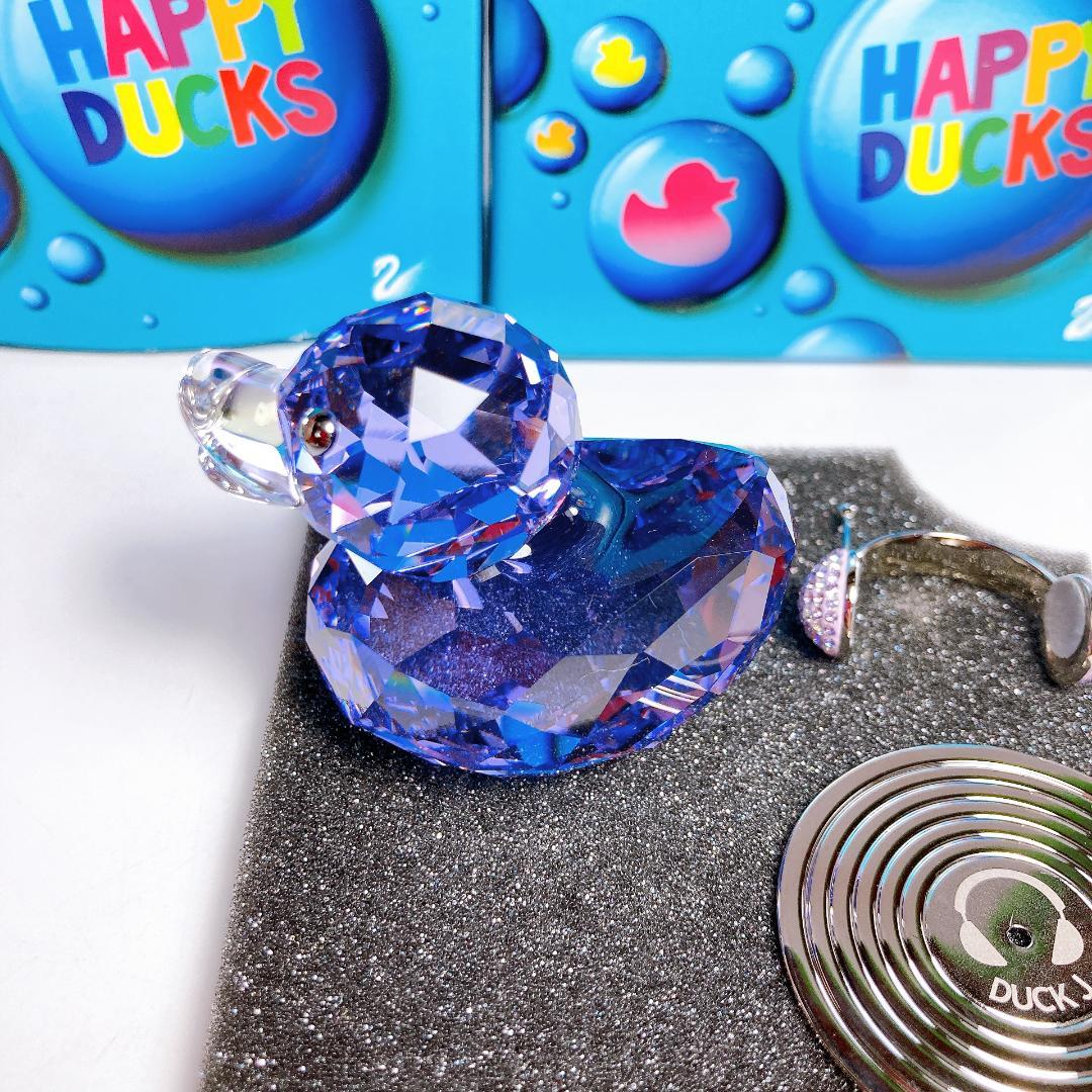 スワロフスキー Happy Duck ハッピーダック DJパープル　|4175|